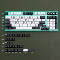 Panda GMK 104+25 Full PBT Dye Sublimation Keycaps Set for Cherry MX Mechanical Gaming Keyboard 64/75/96/98
